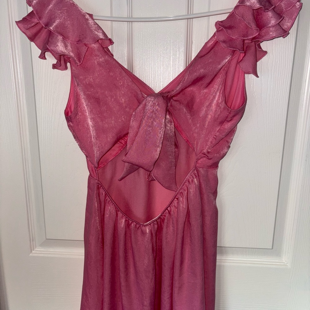 Altar'd State Pink Ruffle Dress - Picture 2 of 3